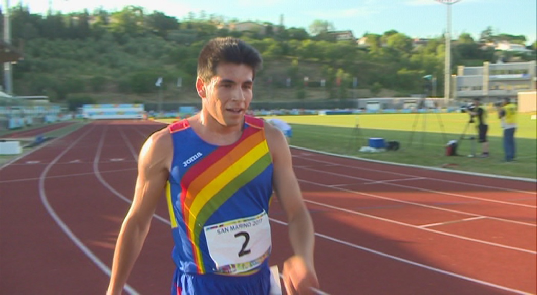 Nahuel Carabaña, bronze en 3.000 metres al Campionat de Catalunya sub-20