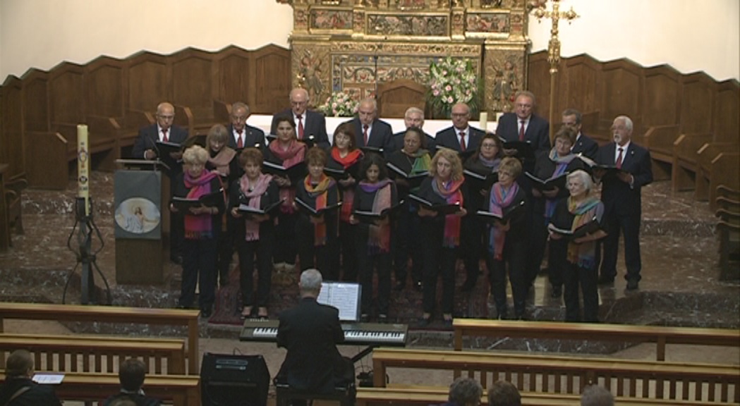 L'Orfeó Andorrà i la Coral Ereintza ofereixen un concert a l'església de Sant Esteve