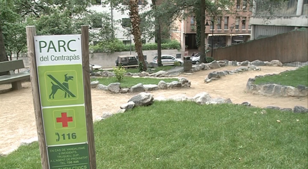 El parc del Contrapàs dona un nou espai verd a Santa Coloma
