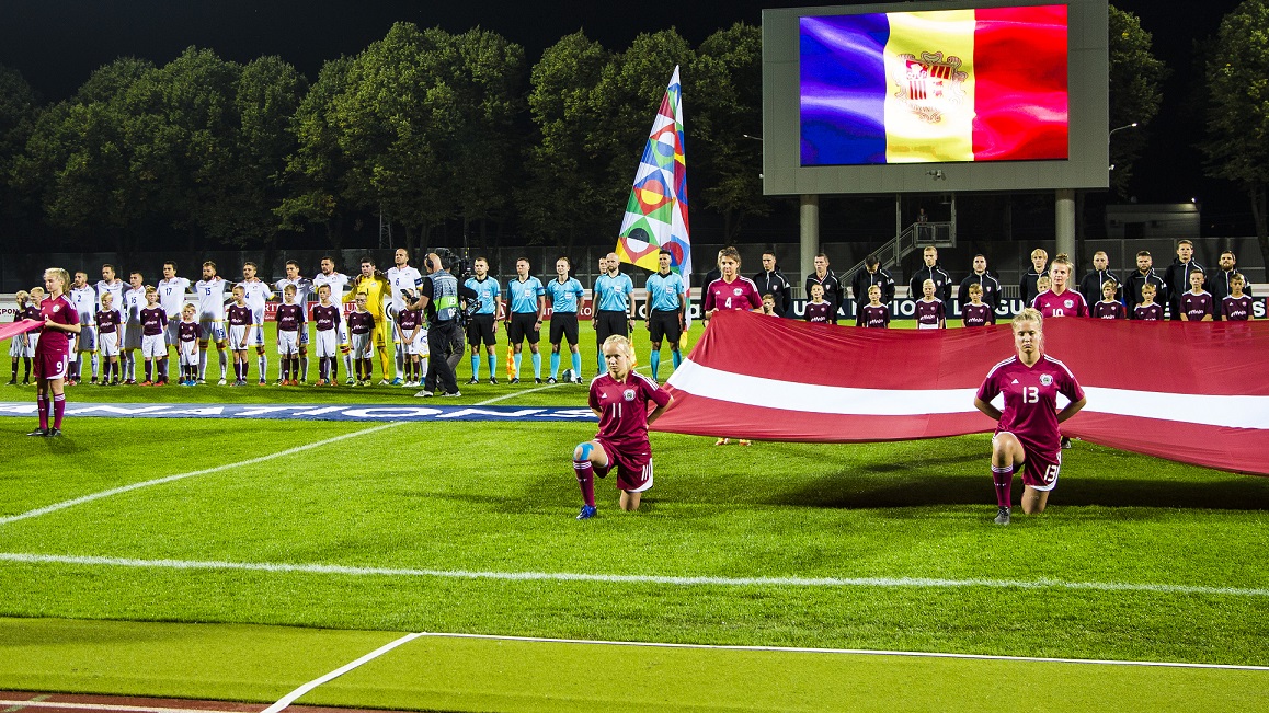 Andorra allarga el moment dolç i debuta a la lliga de les Nacions amb un empat contra Letònia