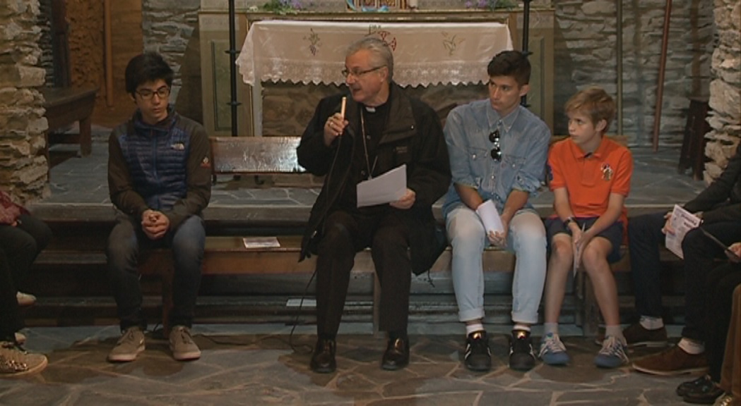 Joan-Enric Vives inicia la visita pastoral a Sant Julià de Lòria