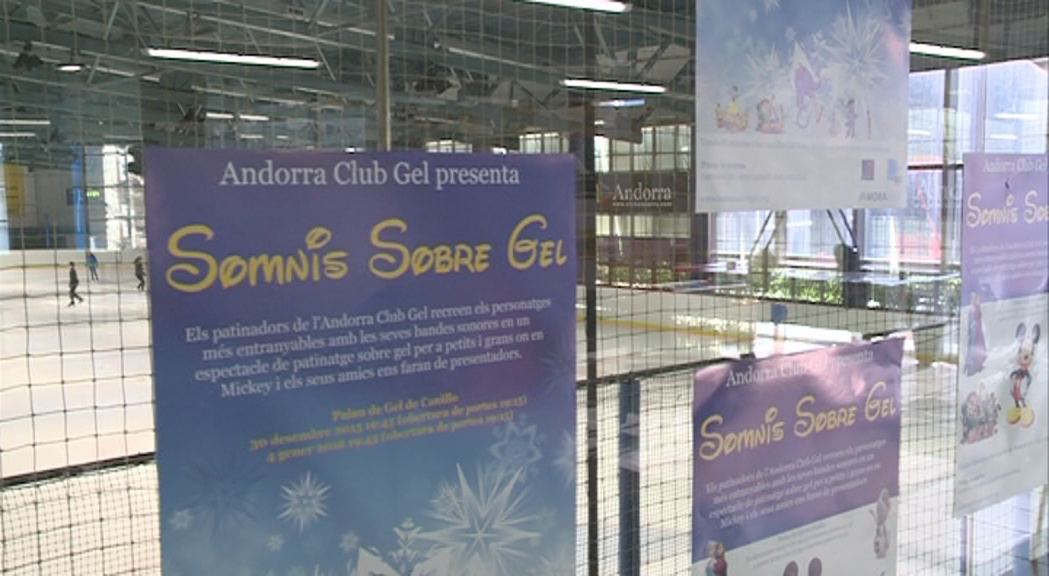 50 patinadors de l'Andorra Club Gel preparen un espectacle Disney amb doble funció