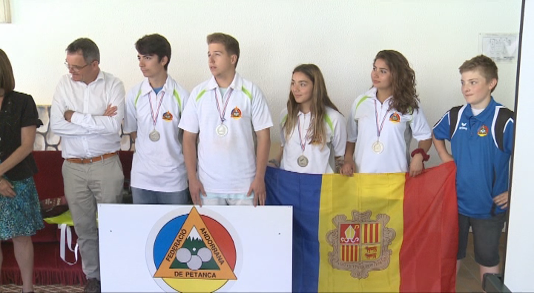 Alumnes de l'escola francesa són segons al Campionat de França de petanca amb handicap