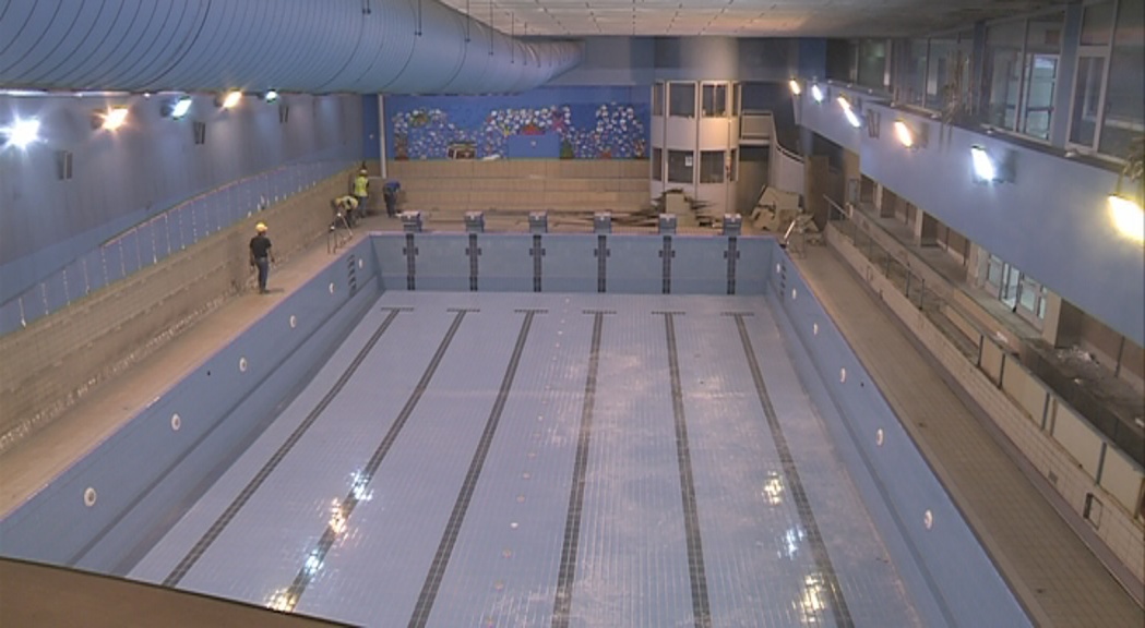 Les piscines i el gimnàs renovats d'Escaldes podran acollir un miler d'usuaris el 2019