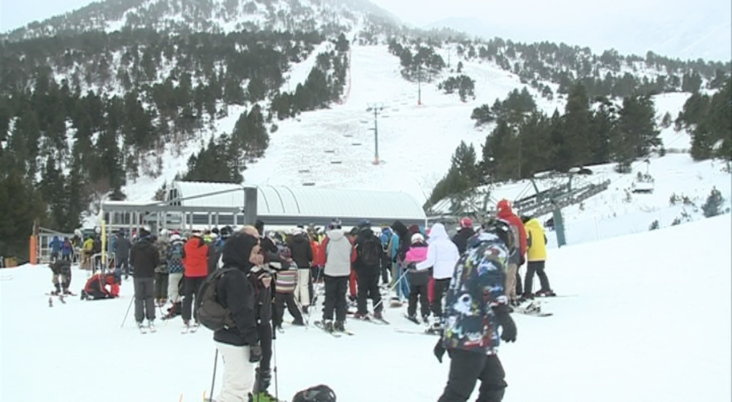 La neu dels darrers dies permet a Ordino-Arcalís obrir el 75% de les pistes