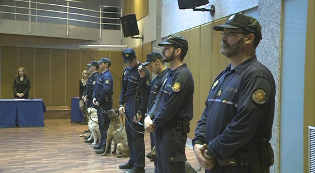 La policia ja compta amb 12 unitats canines