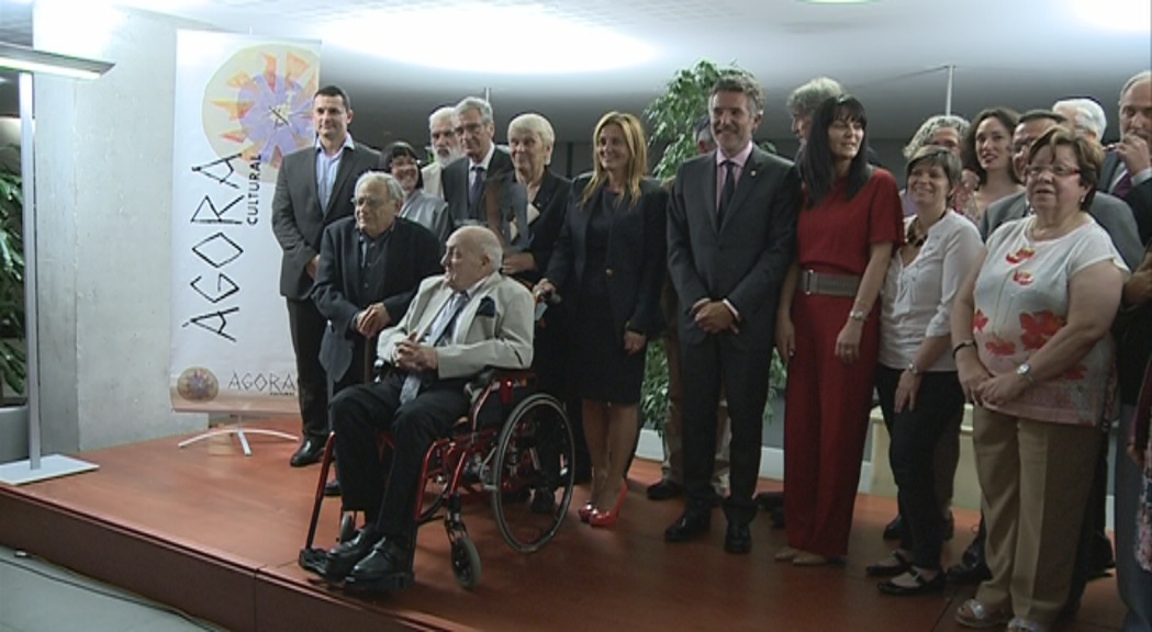 Josep Vives, Jaume Riba i Catherine Metayer, premis Àgora Cultural 2017