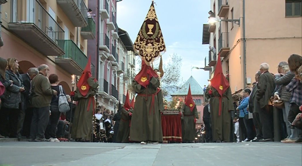 La Seu d'Urgell celebra la processó més important dels Pirineus el Divendres Sant