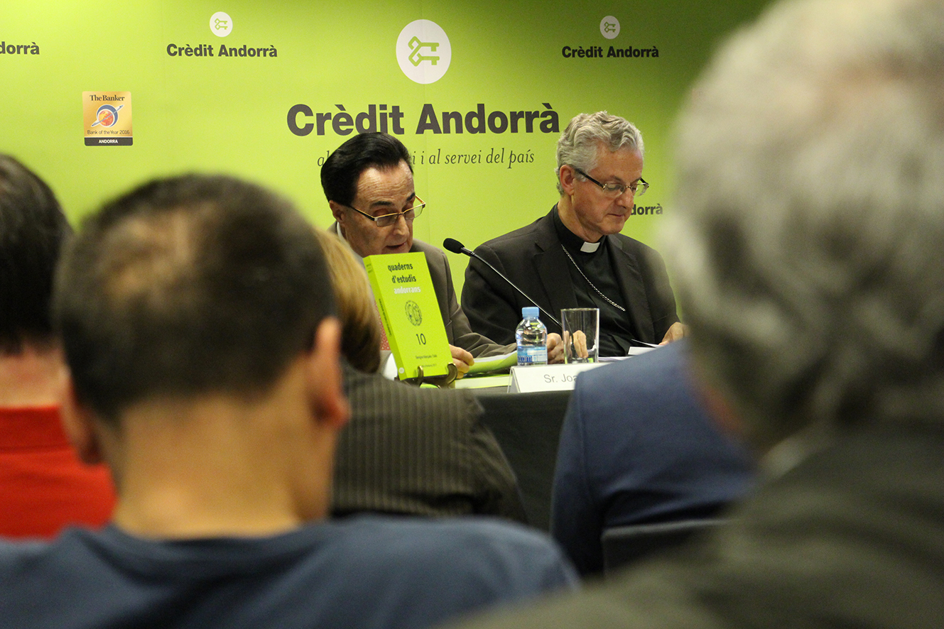 Els 10ns Quaders d'Estudis Andorrans referencien el fundador de la iniciativa, Cebrià Baraut