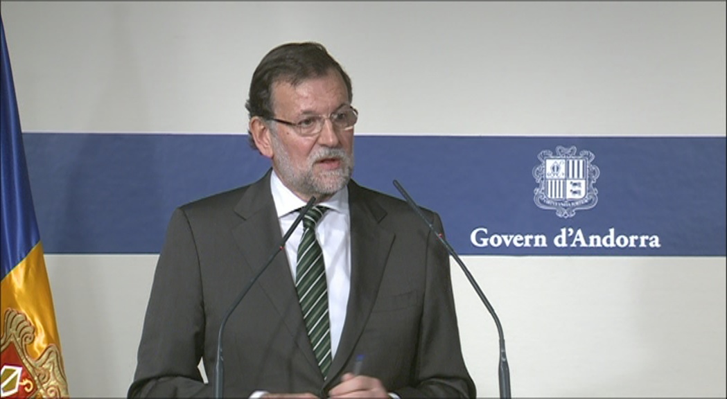 Fiscalitat i Europa al centre de la visita de Mariano Rajoy