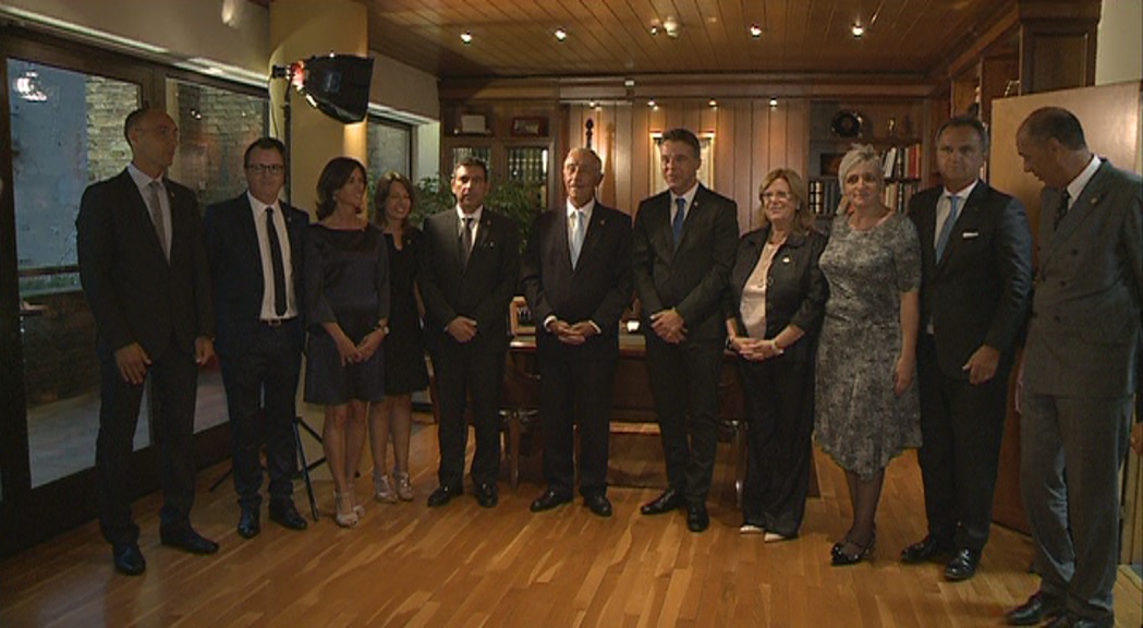 El comú d'Andorra la Vella rep el president de la República Portuguesa
