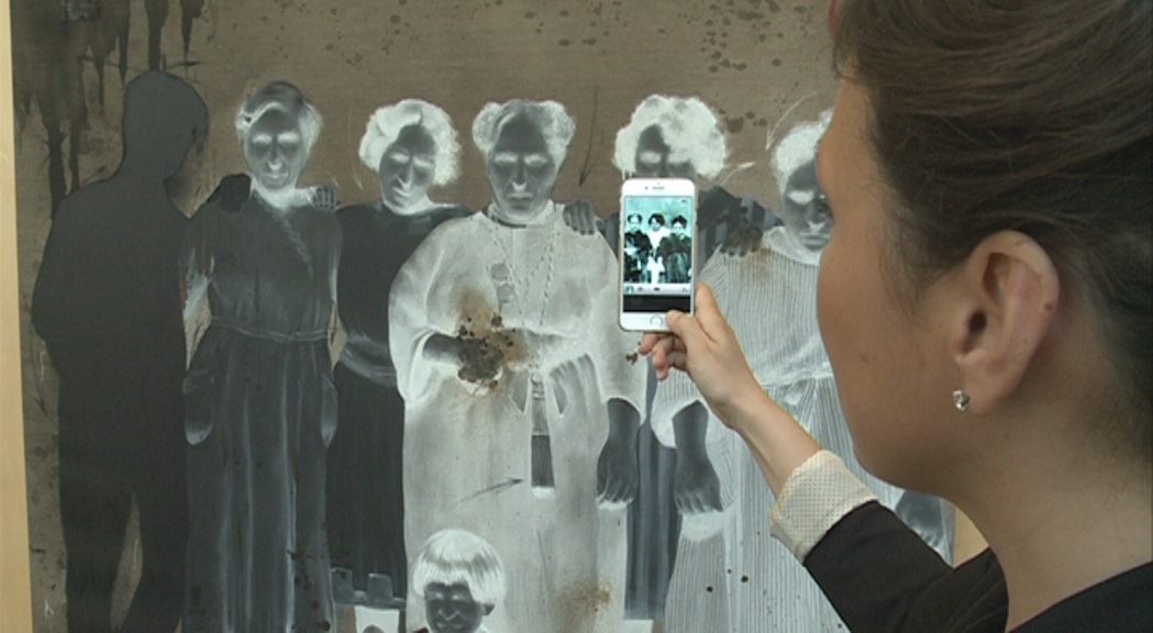 Samantha Bosque combina pintura i noves tecnologies a la mostra "Memòria oblidada"