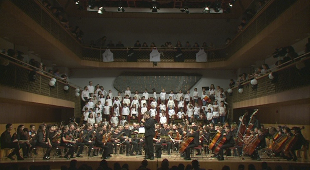 Èxit del concert de Santa Cecília, amb 180 intèrprets sobre l'escenari