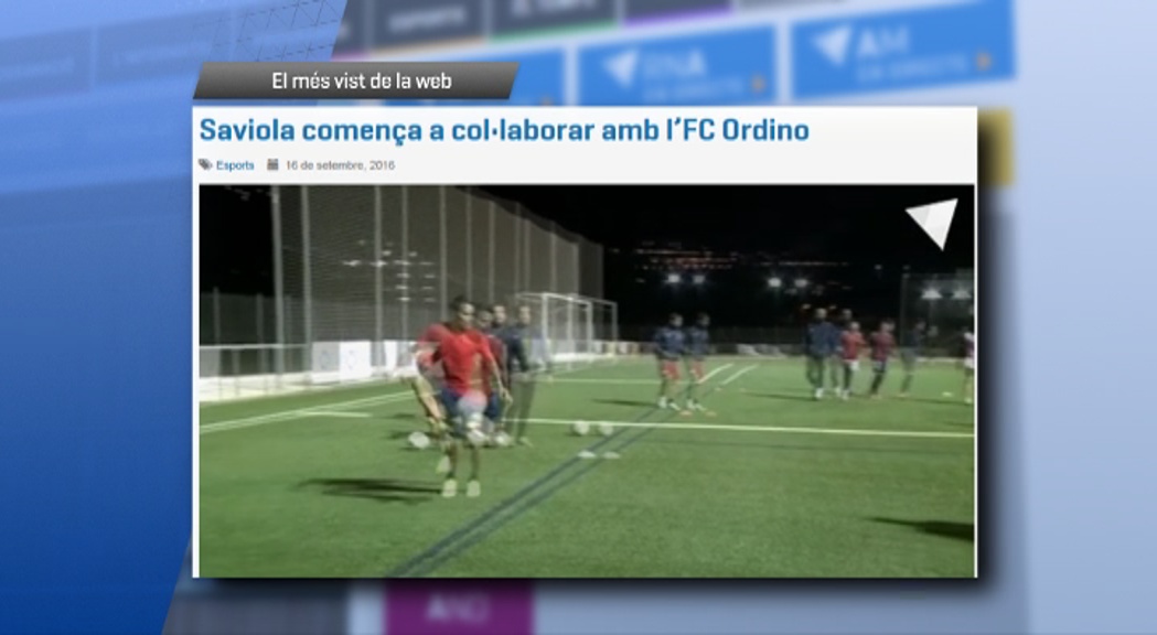 L'arribada de Saviola a l'FC Ordino, el més vist de la setmana a Andorra Difusió