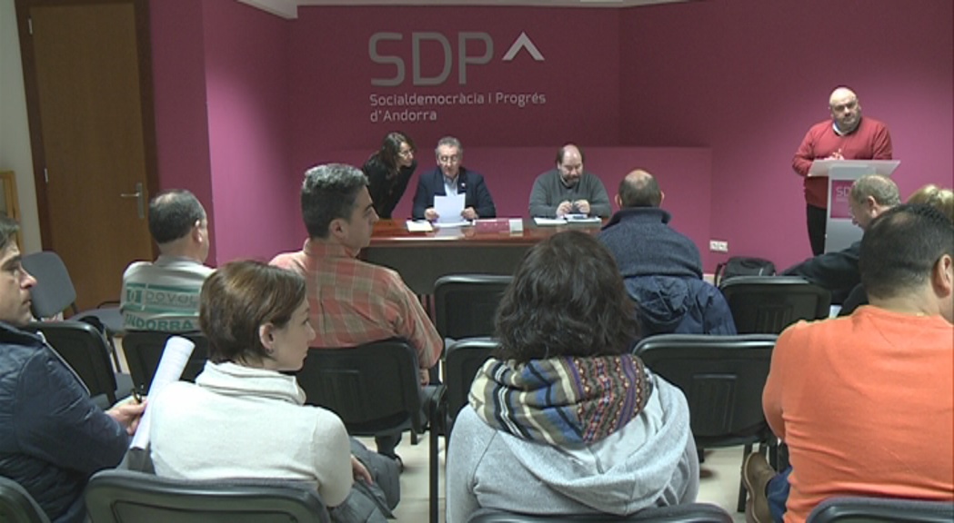 SDP confirma, de moment, la presència a tres parròquies per a les comunals