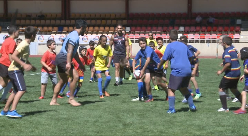 Els infants de les escoles de rugbi comparteixen entrenament amb l'Stade Toulousain