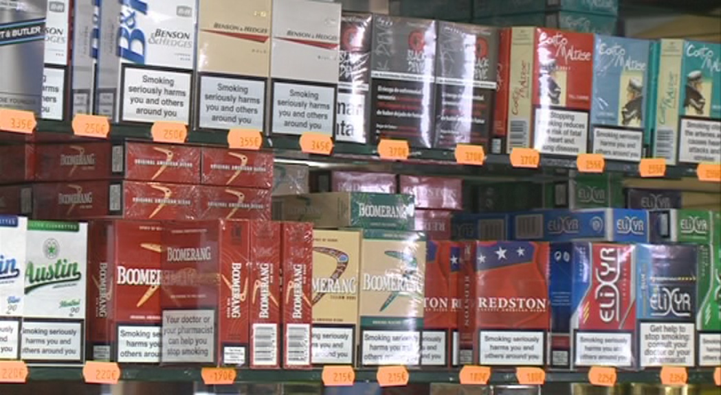 Es prohibeix transportar més de 10 cartons de tabac sense factura