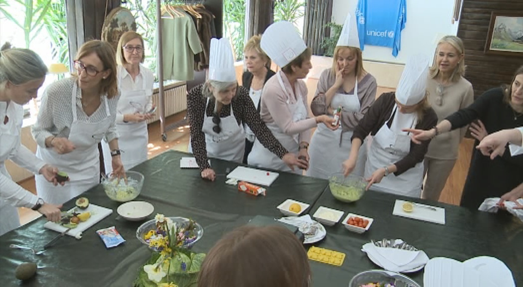 El taller de cuina d'Unicef aconsegueix recaptar 9.320 euros per destinar-los als programes de desnutrició infantil