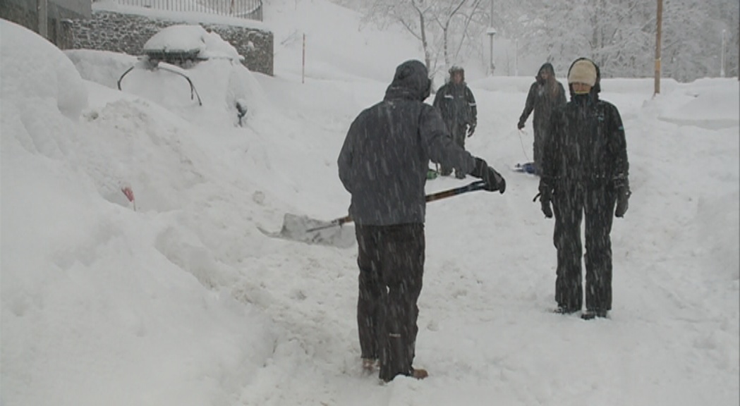 Crida a la col·laboració ciutadana per a la treta de neu a Ordino