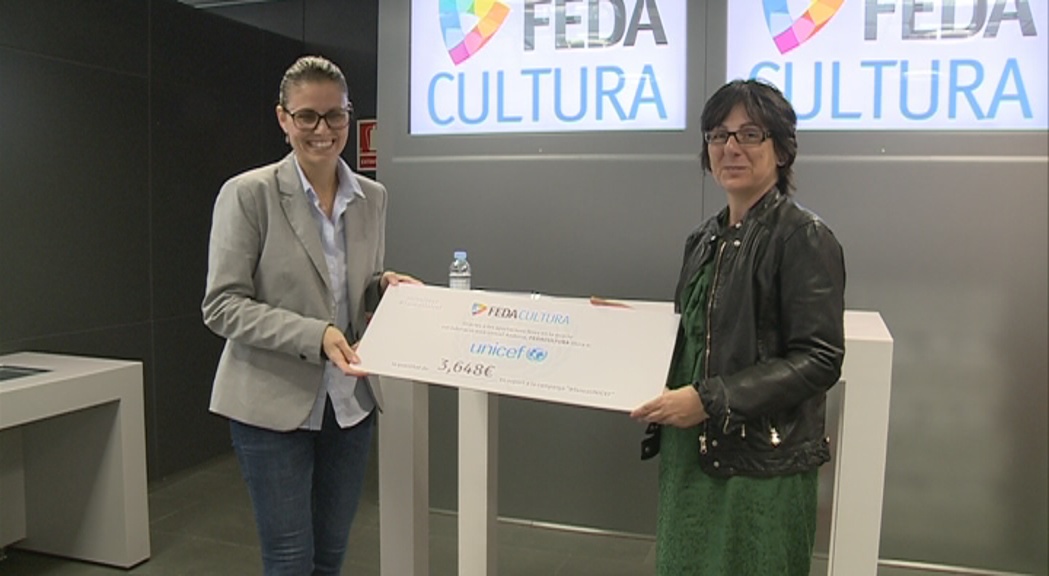Feda Cultura recull més de 3.600 euros per a Unicef