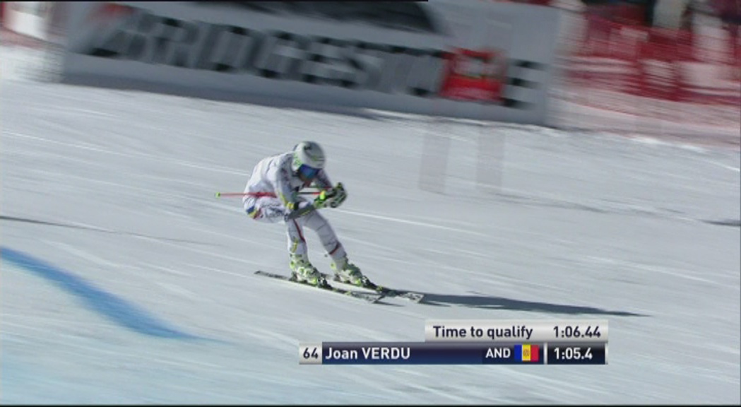 Joan Verdú debuta a la Copa del Món d'esquí amb una bona actuació a Sölden