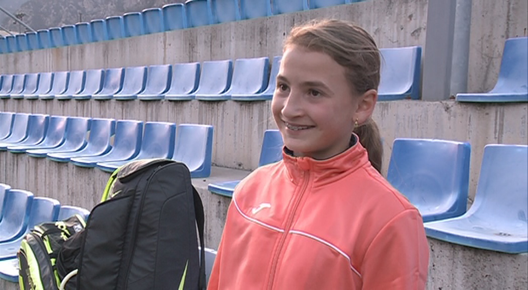 Vicky Jiménez es proclama campiona d'Espanya de tennis sub-13