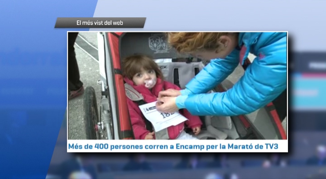 La cursa solidària amb la Marató de TV3, la notícia més vista al web andorradifusio.ad