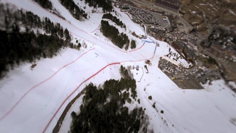 La pista Àliga comença a preparar-se per a la Copa del Món femenina d'esquí alpí
