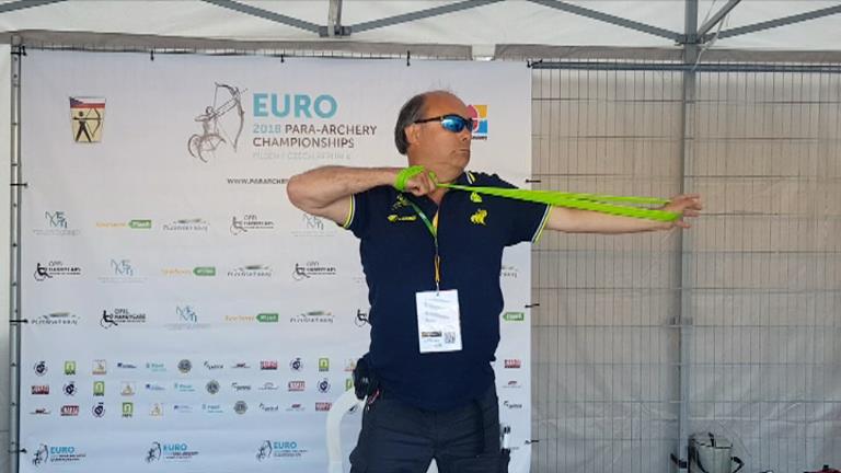 Jordi Casellas es penja el bronze a l'Europeu de tir en arc adaptat