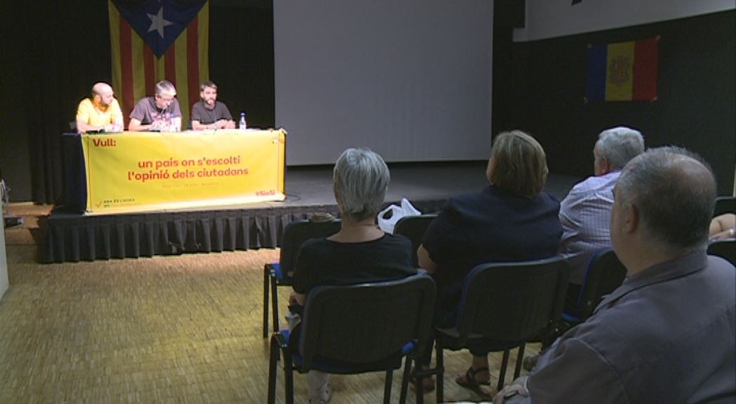 Assemblea Nacional de Catalunya a Andorra va organitzar ahir al v