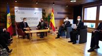 Andorra i Espanya tracten la col·laboració en la vacunació contra la Covid-19, el certificat verd i la cooperació en matèria tributària