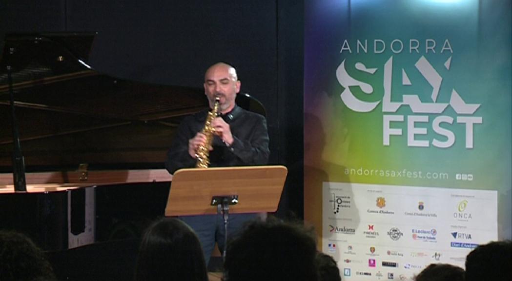 L'Andorra Sax Fest torna després de l'aturada del 2020 amb uns 150 participants
