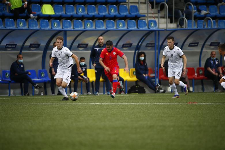 La selecció sub-21 de futbol s'ha estrenat al Preeurop