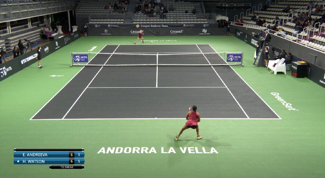 Andreeva i Bassols, finalistes de l'Andorra Creand Open