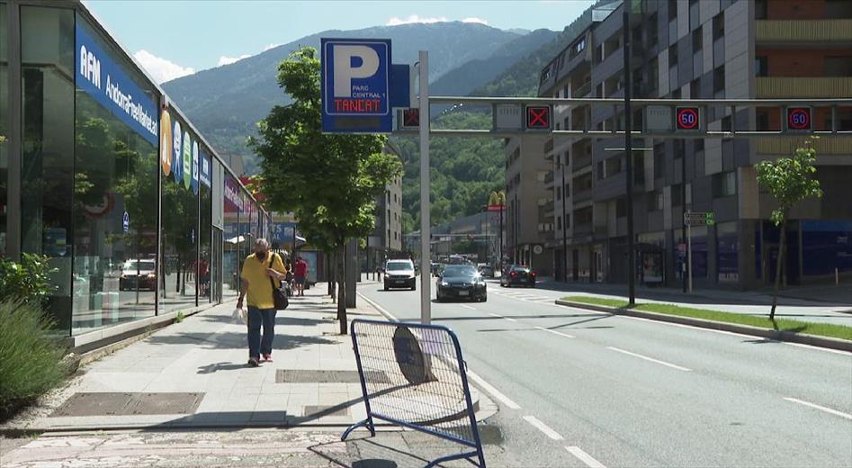 L'aparcament del Parc Central d'Andorra la Vella restar&a