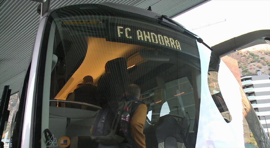 El Futbol Club Andorra pagarà l'autocar i l'entrad