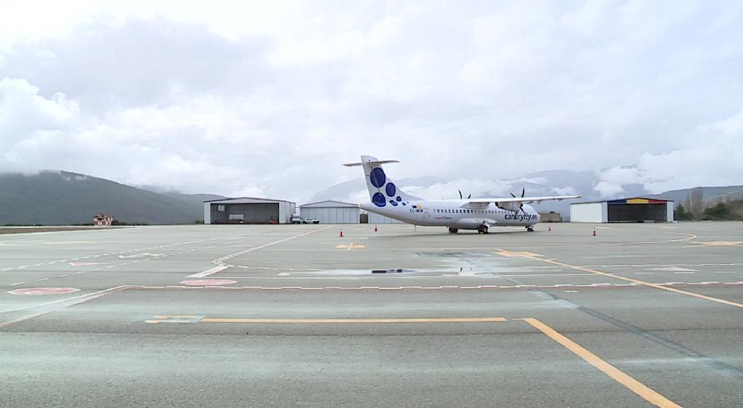 L'aparell ATR-72 d'Andorra Airlines s'ha enlairat amb destinació 