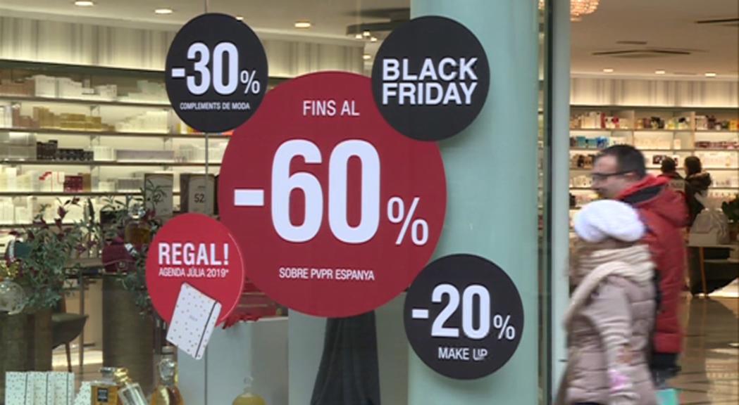 Balanç desigual dels comerciants del cap de setmana del Black Friday