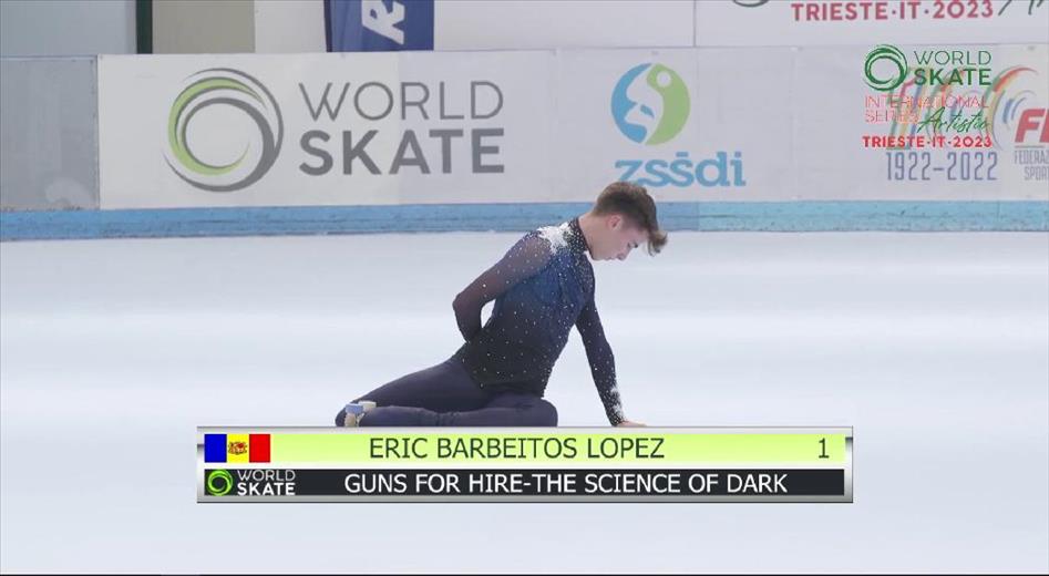El patinador Èric Barbeitos aconsegueix l'accés a la final de la 