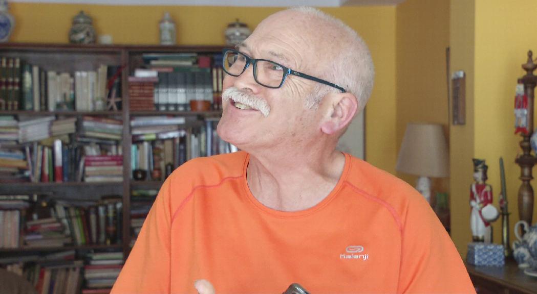 Bernardo Sagrado: un viatge de 2.000 quilòmetres sense sortir de casa amb 72 anys