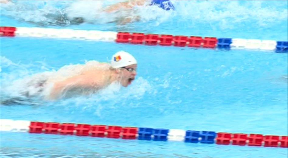 Bernat Lomero ha estat el primer a debutar al Mundial de piscina 