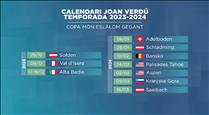 El calendari de Copa del Món de gegant de Joan Verdú tindrà 11 proves i dues novetats