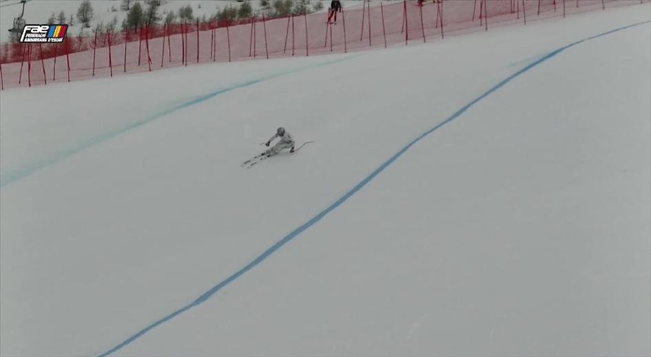 Cande Moreno ha tancat la temporada d'esquí alpí amb una cinquena