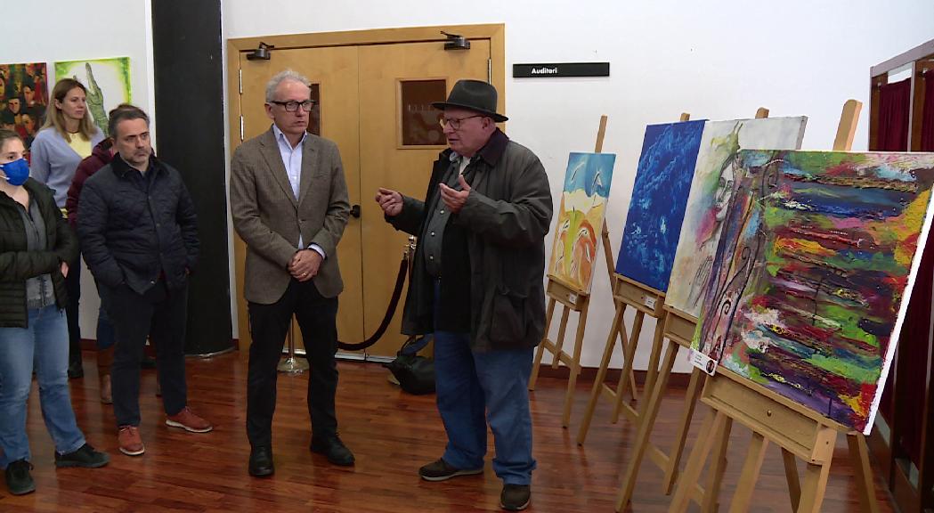 Canillo exposa les obres del darrer Art Camp amb un missatge de pau