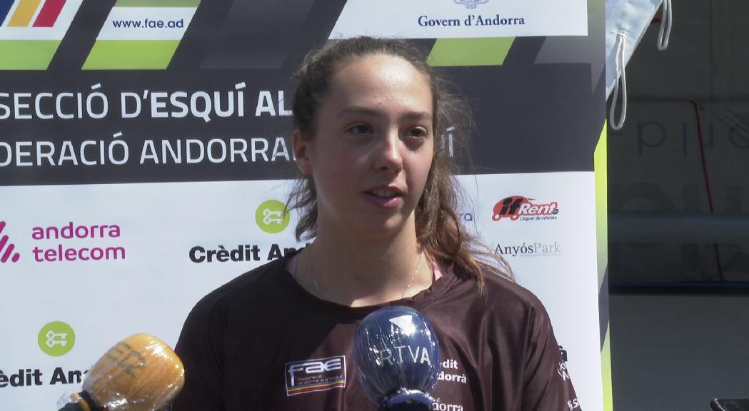 Carla Mijares, la més jove de l'equip FAE amb 17 anys