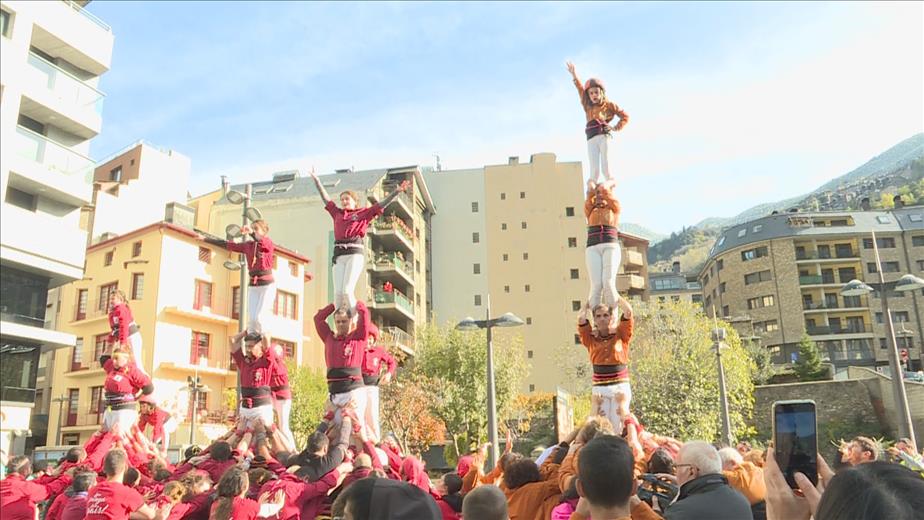 Els Castellers d'Andorra clouen temporada amb la cinquena dia