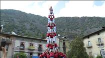 La colla Joves Xiquets de Valls converteix Andorra la Vella en plaça de 9