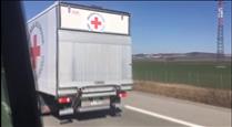 El comboi d'ajuda a Ucraïna encara la recta final del trajecte