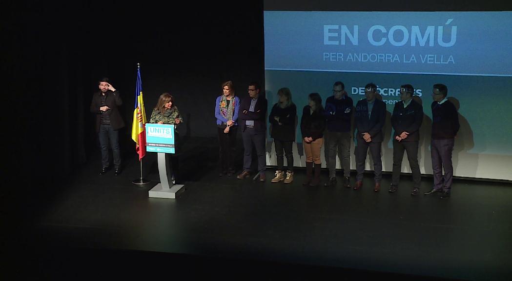 En Comú per Andorra la Vella treu pit per la feina feta en el míting final de campanya