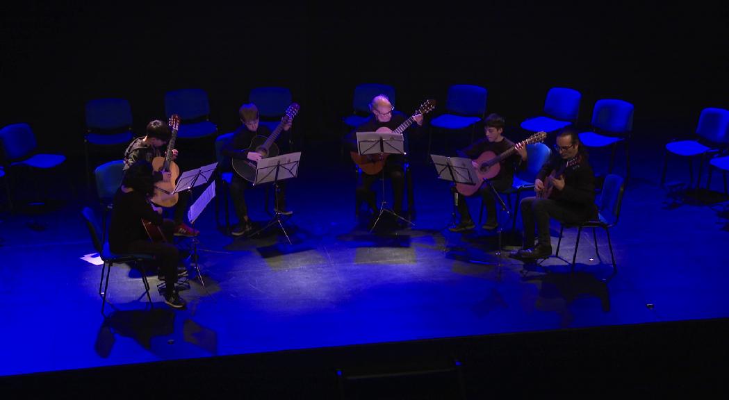 Concert de guitarres conjunt entre alumnes de l'Institut de Música i el Conservatori del Liceu de Barcelona